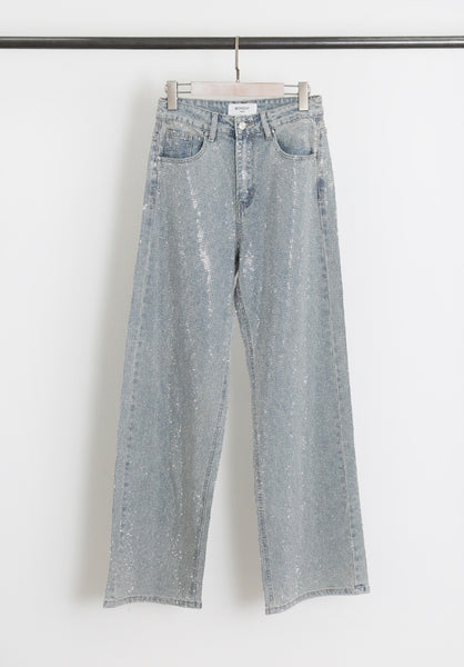 Alodie Diamond Straight Leg Jeans