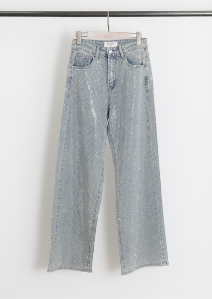 Alodie Diamond Straight Leg Jeans