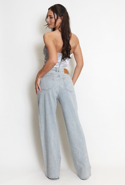 Alodie Diamond Straight Leg Jeans