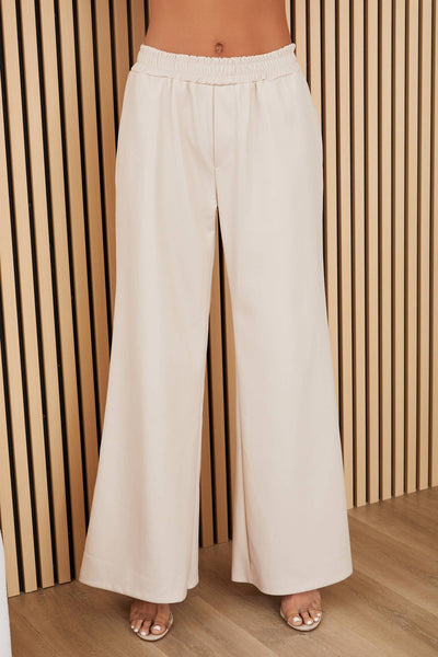 Jaya Vegan Leather Wide Leg