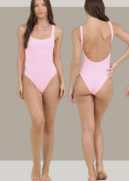 One Piece Krinkle Swim