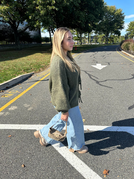 Made In Italy Bow Soft Feel Jumper