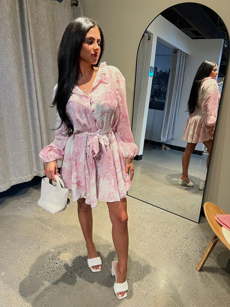 Italian Toile Print Dress