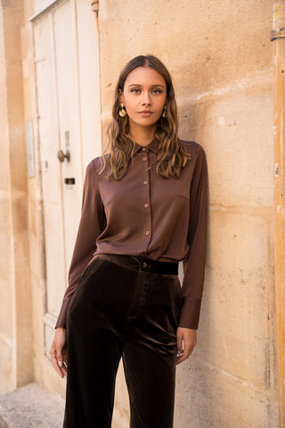 Chocolate Blouse