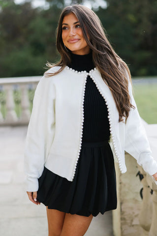 Adele Pearl Cardigan