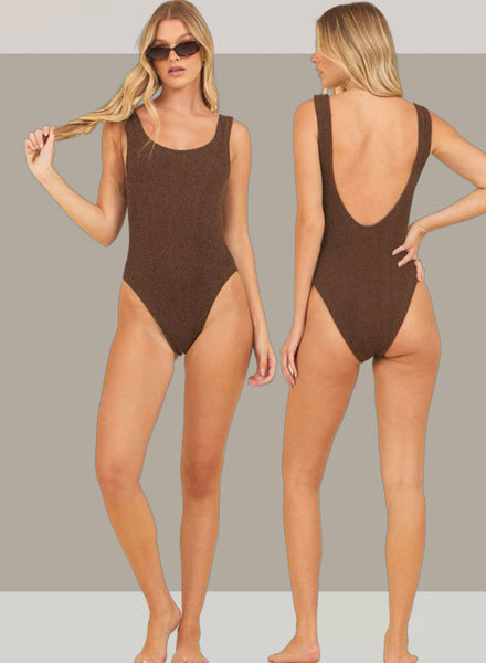 One Piece Krinkle Swim