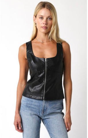 Lindsay Top in Black