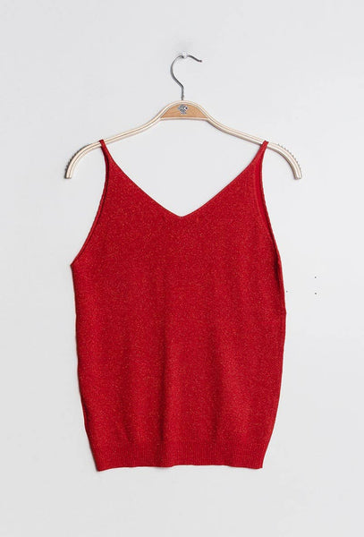 Brilliant lurex tank top