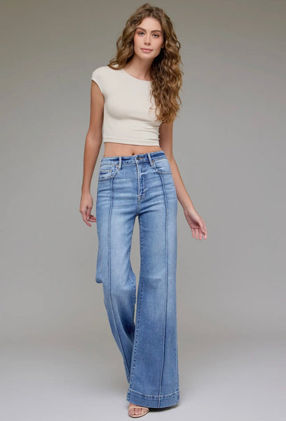 Happi Pintuck Flare Wide leg