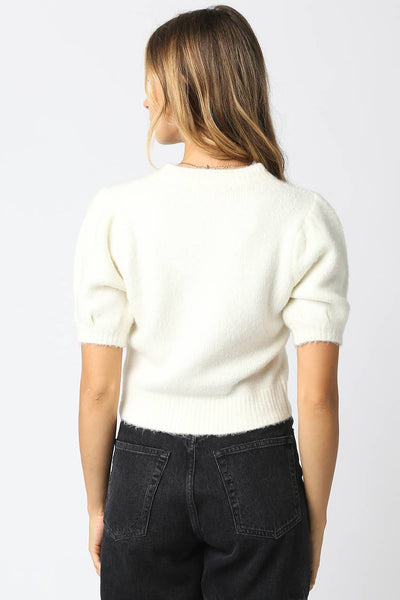 June Knit Top: Dk Brown