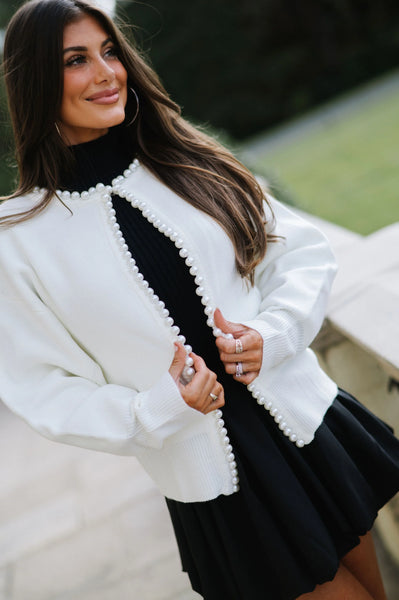 Adele Pearl Cardigan