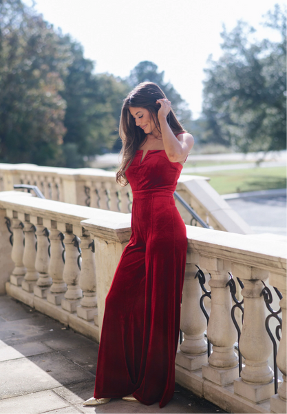 Celíne Velvet Jumpsuit
