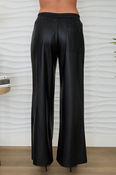 Jaya Vegan Leather Wide Leg