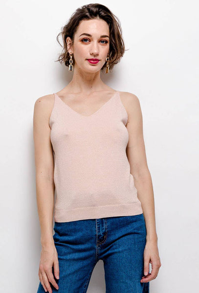Brilliant lurex tank top