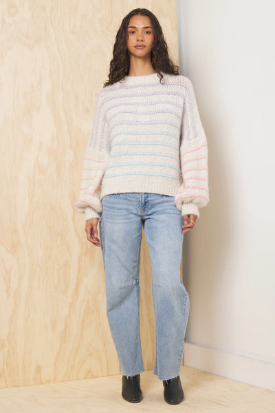 Ombre Striped Sweater