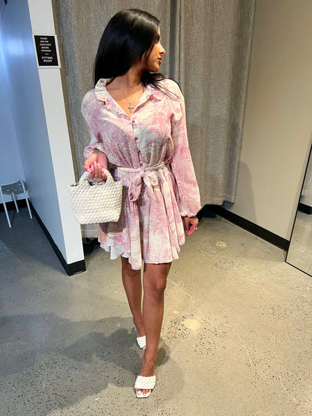 Italian Toile Print Dress