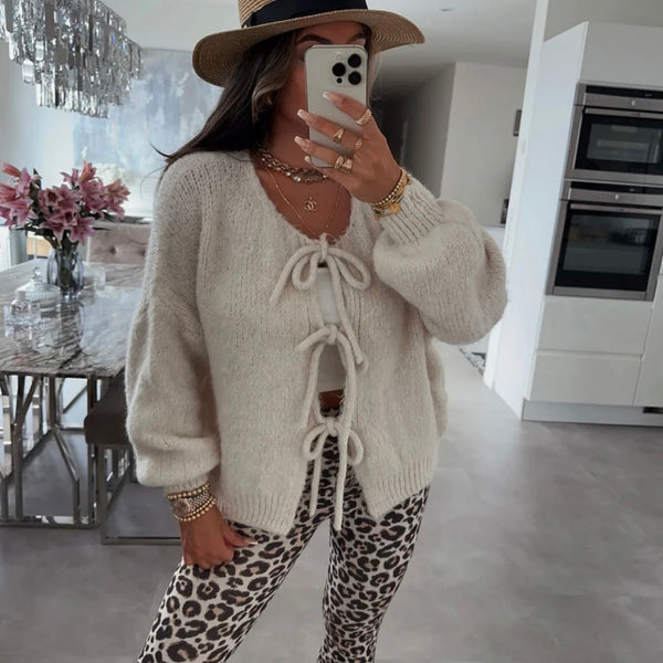 Made In Italy Bow Soft Feel Jumper