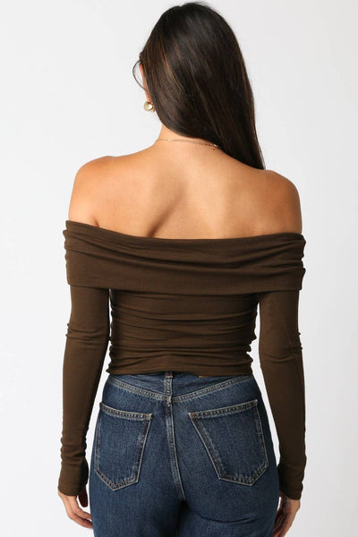 Rebecca Top in Coffee