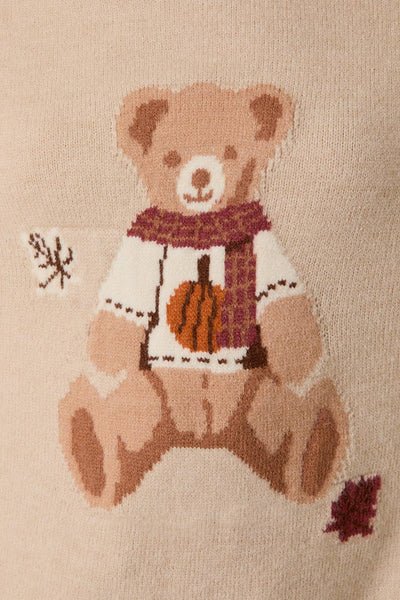 Cozy Teddy Bear Sweater – Oat