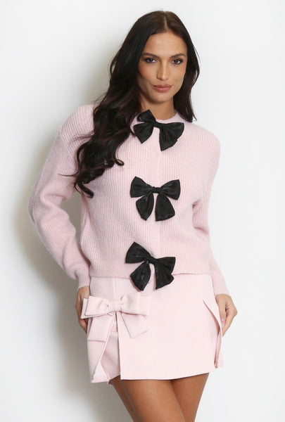 Avery Bow Cardigan