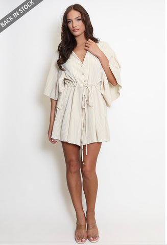 Pearl Button Romper