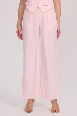 Fluid Trouser Pant in Pink