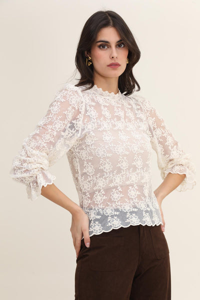 French Lace Blouse