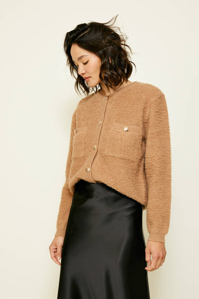 Khloe Boucle Cardigan