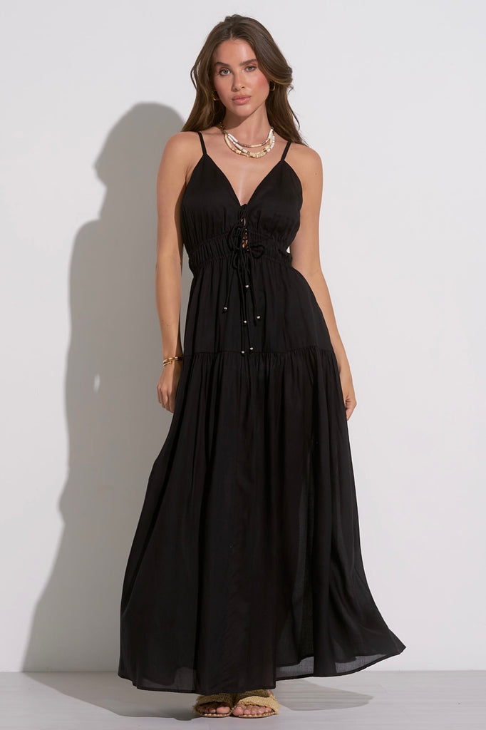 Cassidy Tie Front Maxi Posch Boutique Cassidy Tie Front Maxi Posch Boutique