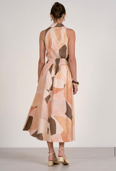 Jacky Dress Maxi Collared