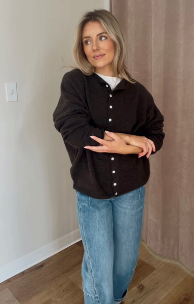 Chocolate Piper Cardigan: Chocolate