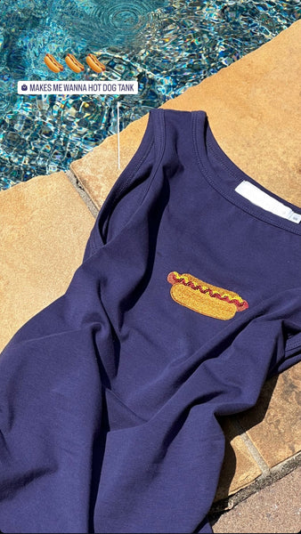 Makes Me Wanna Hot Dog Tank