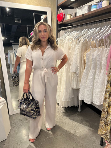 Isabella Pleated Jumpsuit