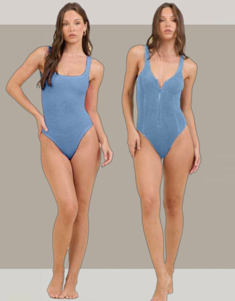 One Piece Krinkle Swim