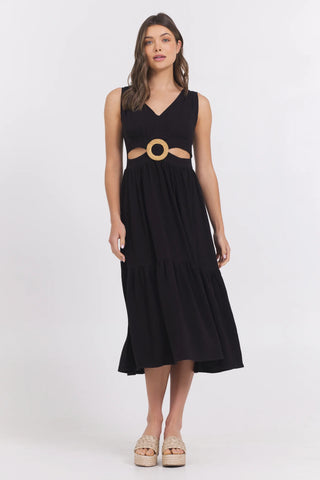 LINEN MAXI DRESS