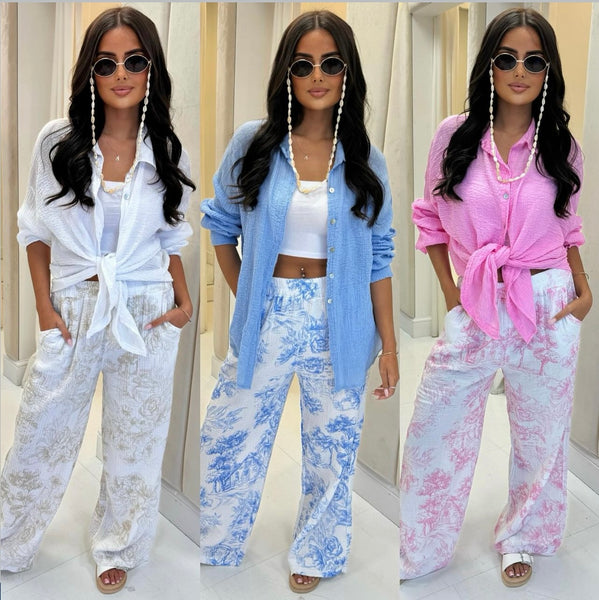 Toile Cotton Gauze Pant