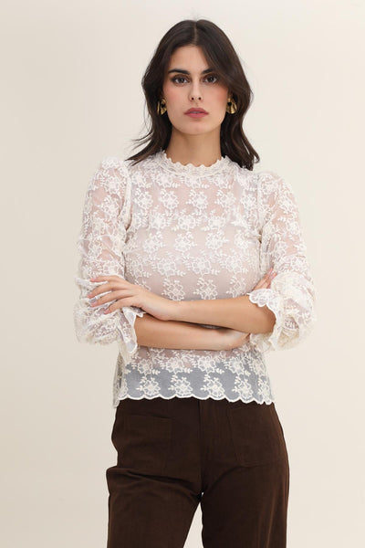 French Lace Blouse