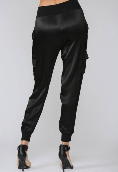 Smith Satin Cargo Joggers