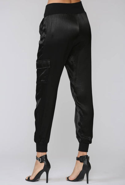 Smith Satin Cargo Joggers