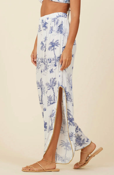 Printed Toile Pant