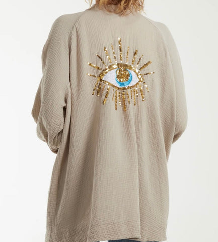 Evil Eye Cardigan CoverUp
