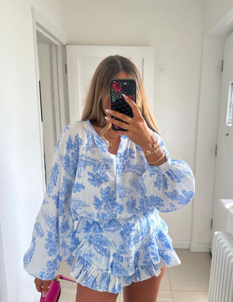Fleur Toile Print Jumpsuit