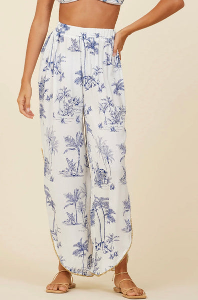 Printed Toile Pant