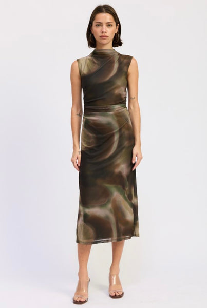 Abstract Mesh Dress