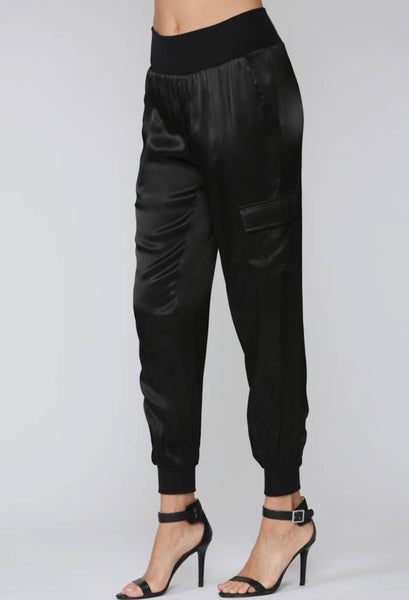 Smith Satin Cargo Joggers
