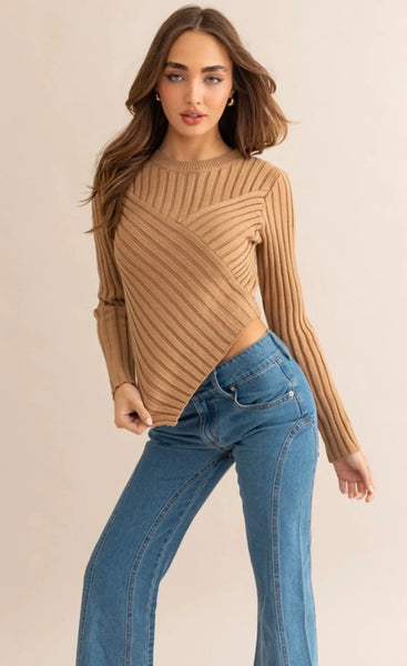 Alyssa Asymmetrical Sweater