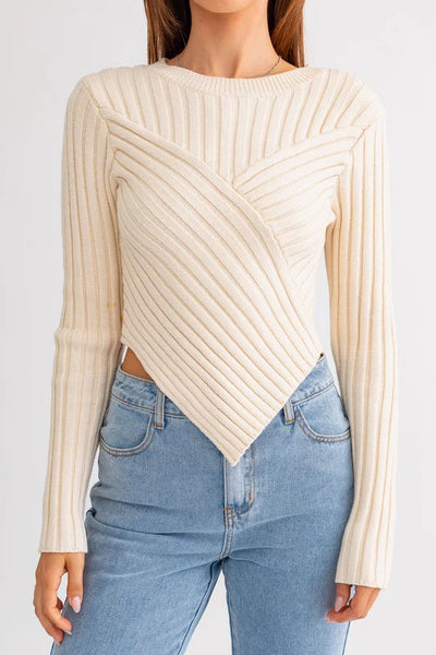 Alyssa Asymmetrical Sweater