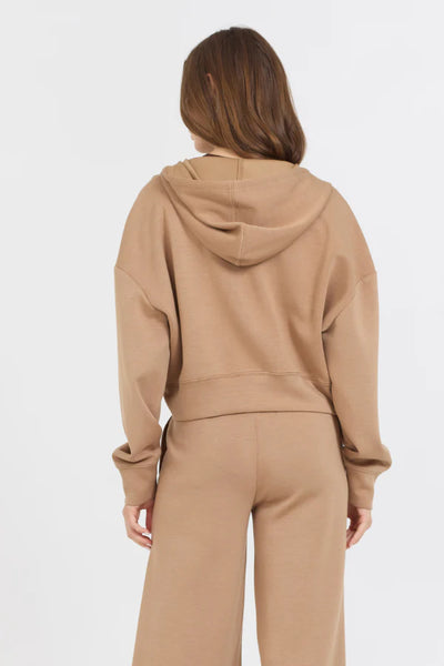 VH Caramel Cloud Fleece Crop Zip Up