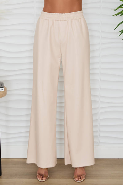 Jaya Vegan Leather Wide Leg
