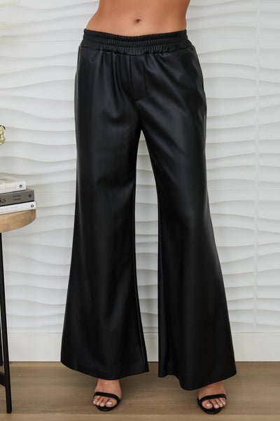 Jaya Vegan Leather Wide Leg